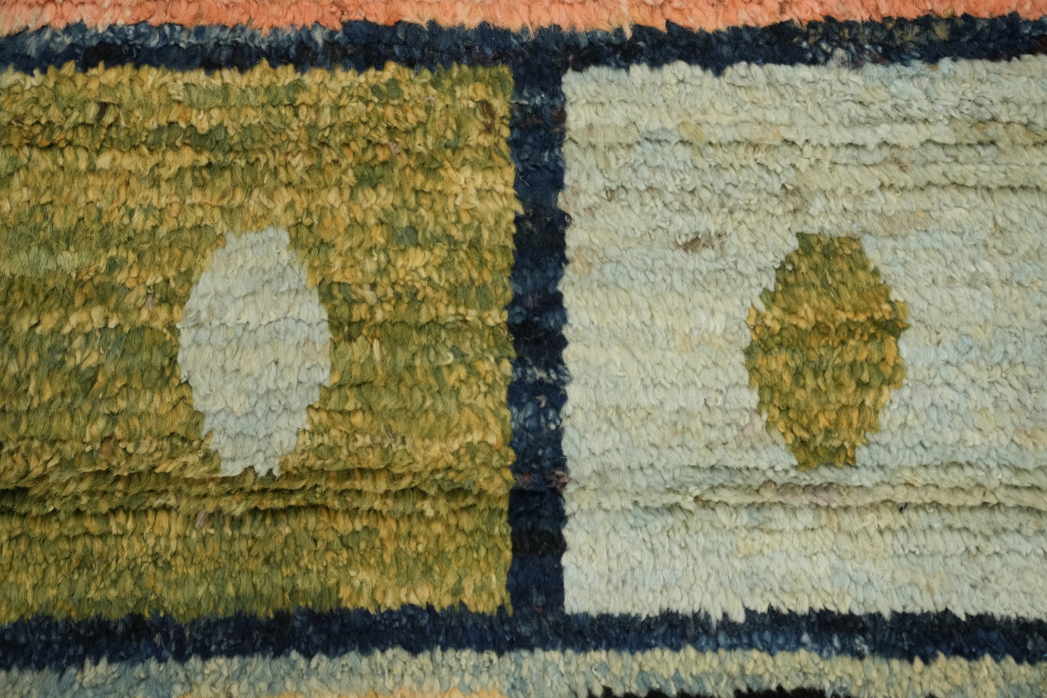 Geometric Moroccan Wool Area Rug 5x7