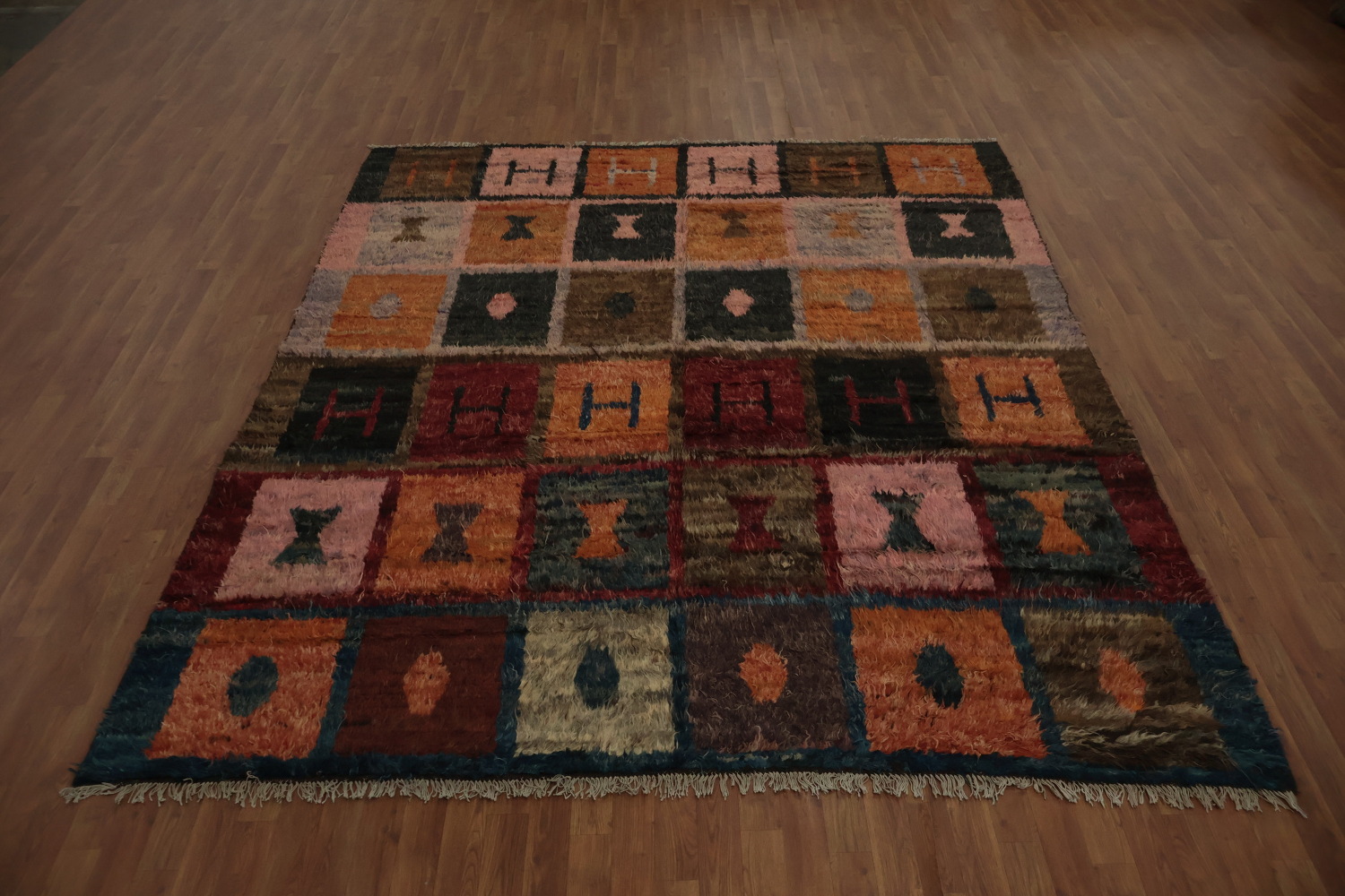 Add Warmth with a Geometric Moroccan Berber Wool Area Rug 8x10