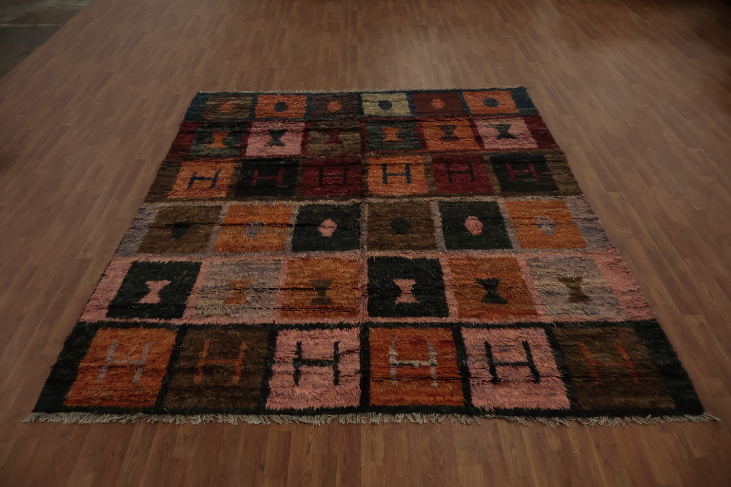 Add Warmth with a Geometric Moroccan Berber Wool Area Rug 8x10