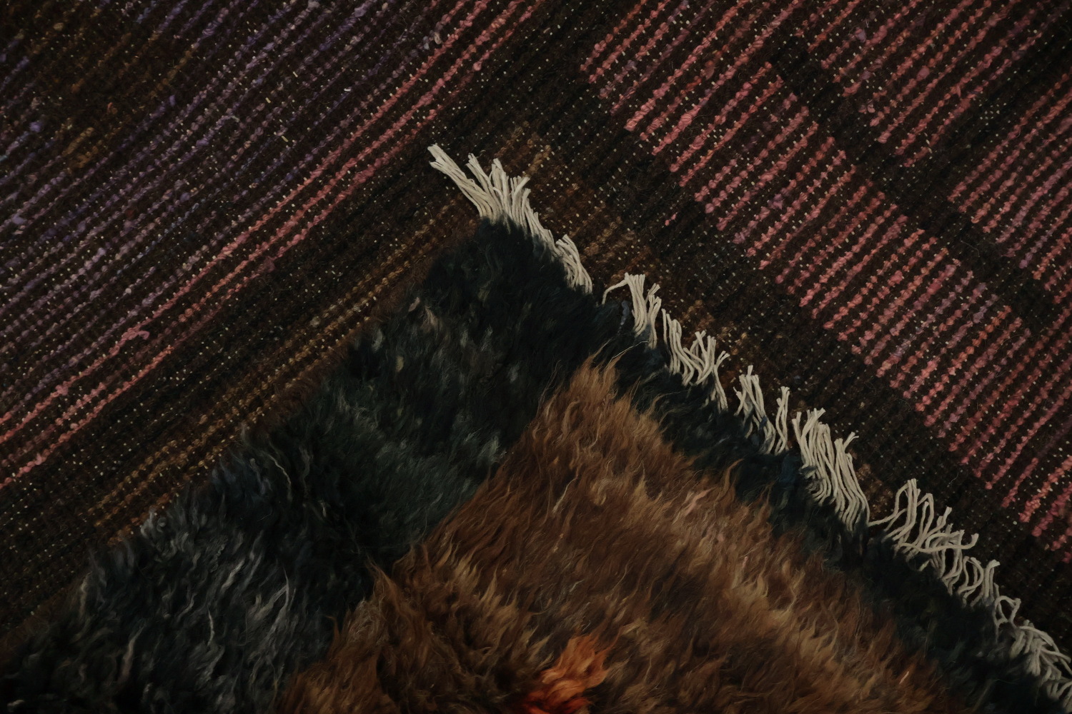 Add Warmth with a Geometric Moroccan Berber Wool Area Rug 8x10