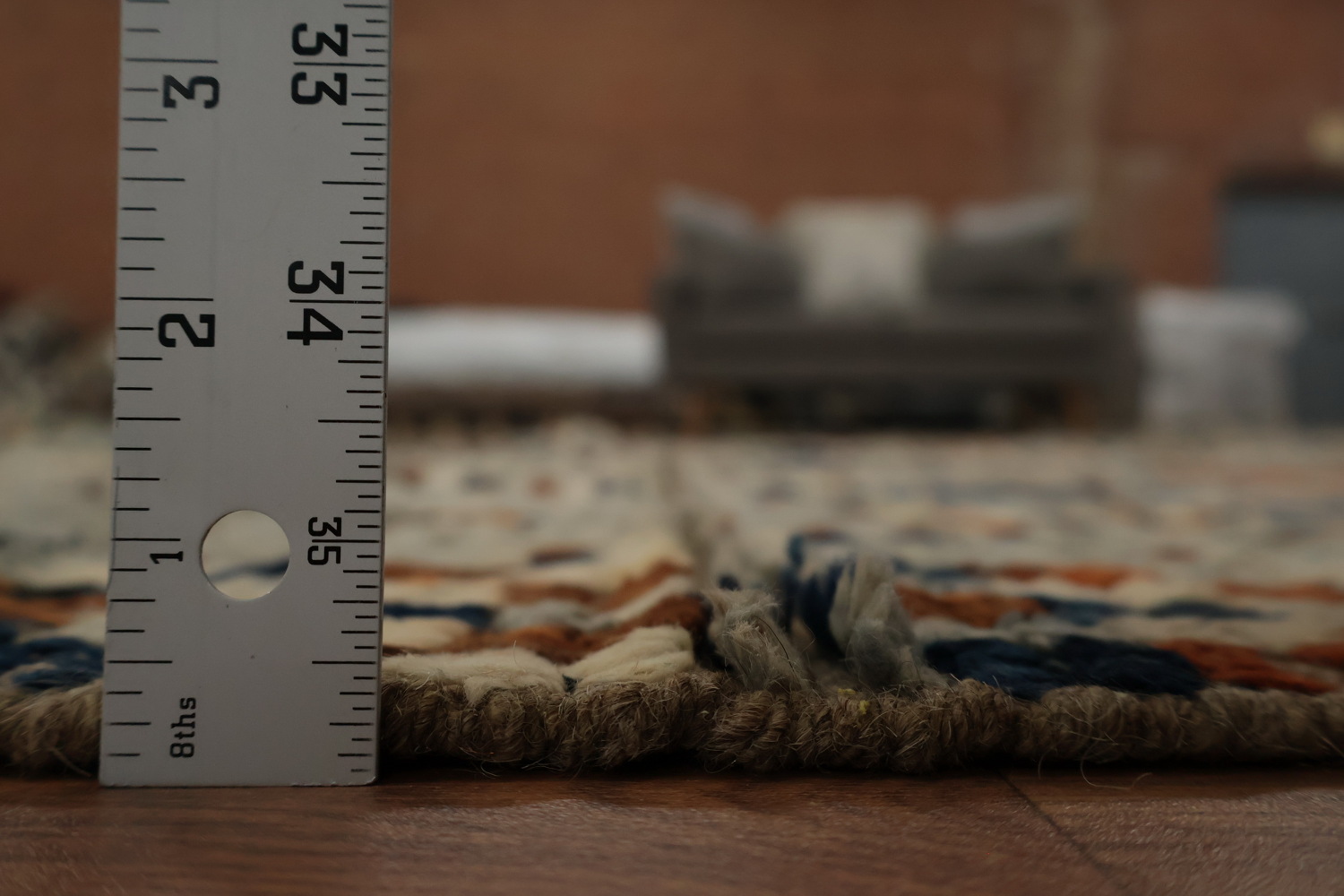 Charming Moroccan Area Rug 7x10 with Bold Diamond-shaped Designs