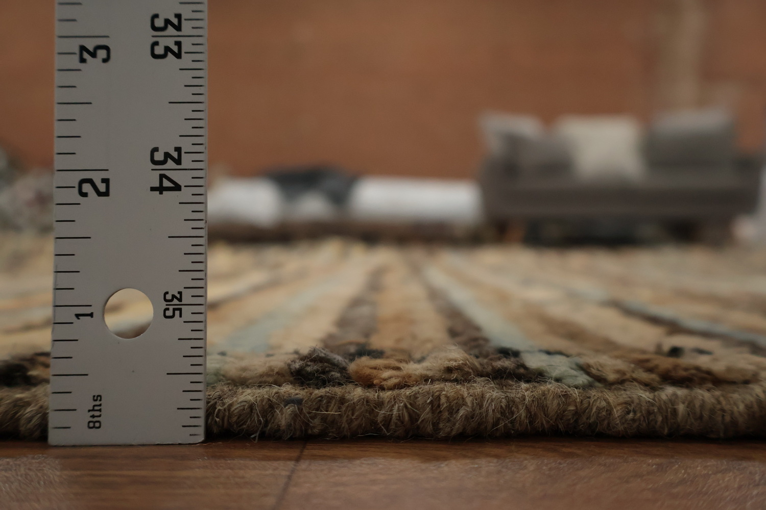 Hand-Knotted Wool Moroccan Area Rug 7x10