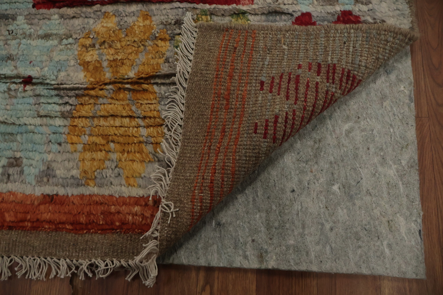 Handcrafted Moroccan Area Rug 7x10 Featuring Bold Geometric Patterns