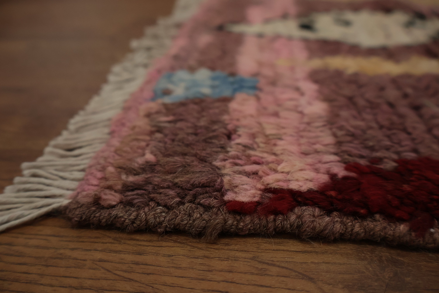 Artistic Moroccan Area Rug 6x8 with Symmetrical Geometric Motifs