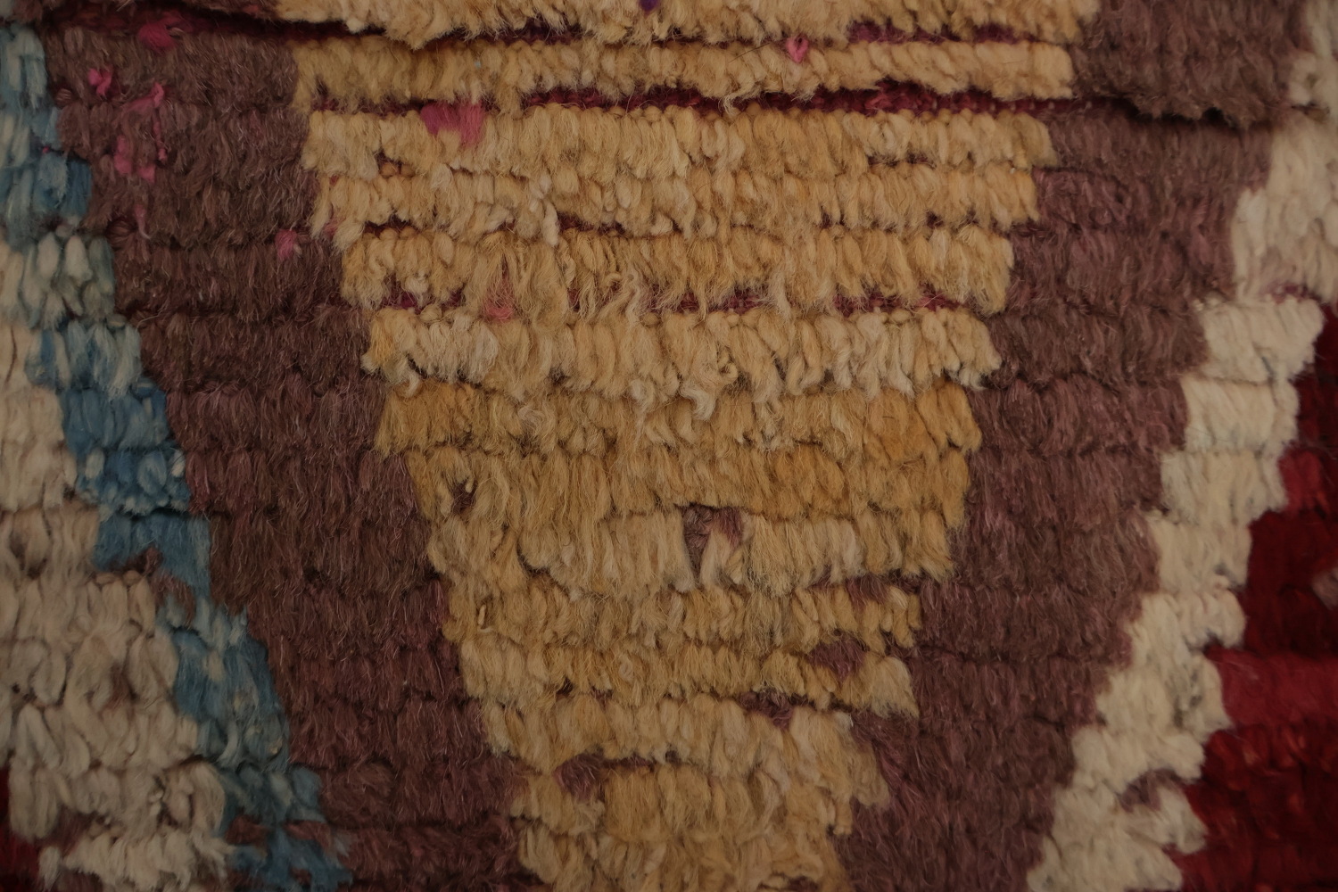 Artistic Moroccan Area Rug 6x8 with Symmetrical Geometric Motifs