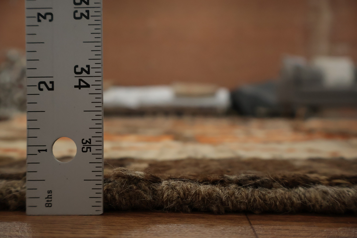 Earthy Tones Ethnic Geometric Moroccan Wool Area Rug 6x8
