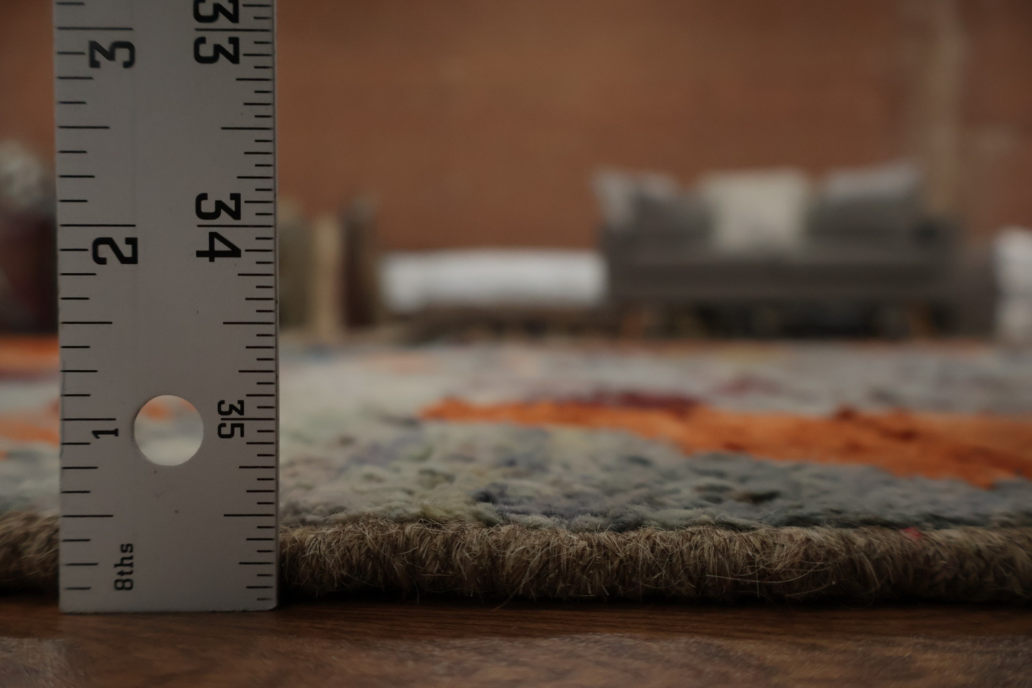 Eclectic Moroccan Area Rug 6x9 in Warm Tones for Any Room