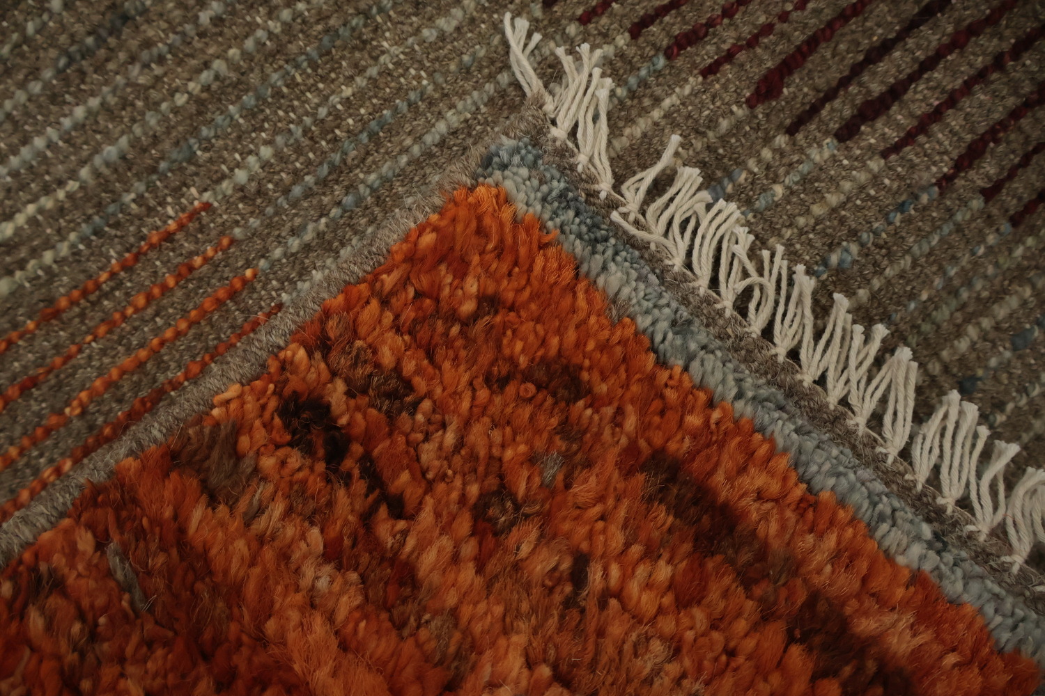 Eclectic Moroccan Area Rug 6x9 in Warm Tones for Any Room