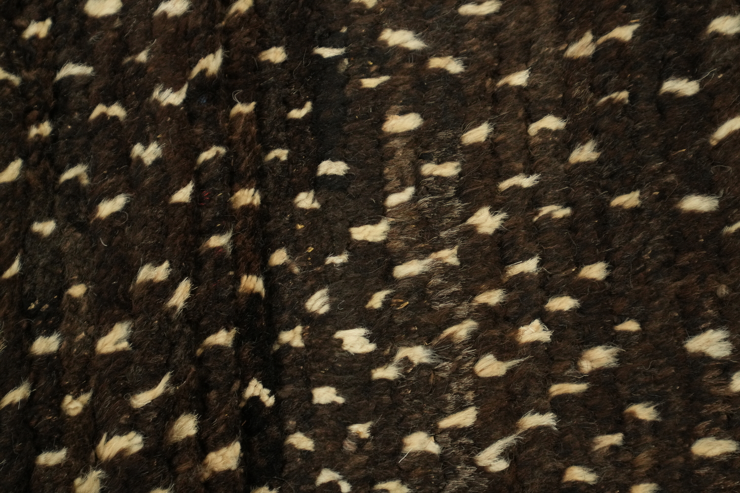Dark Brown Moroccan Oriental Area Rug 6x8