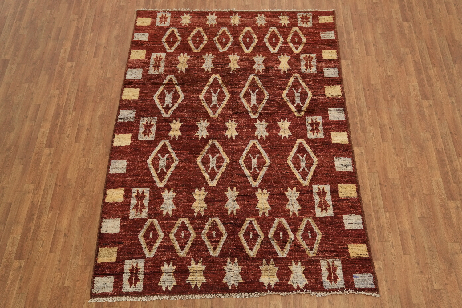 Geometric Moroccan Oriental Area Rug 7x10