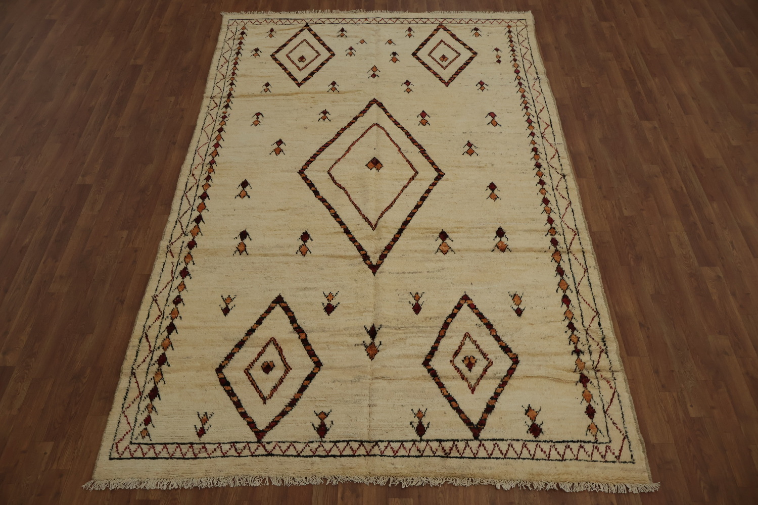 Tribal Moroccan Oriental Area Rug 6x10