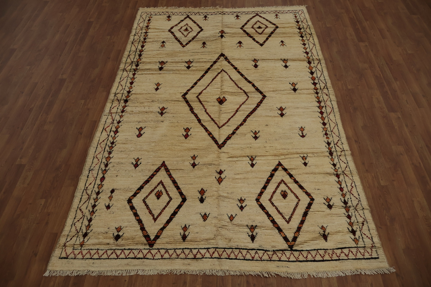 Tribal Moroccan Oriental Area Rug 6x10