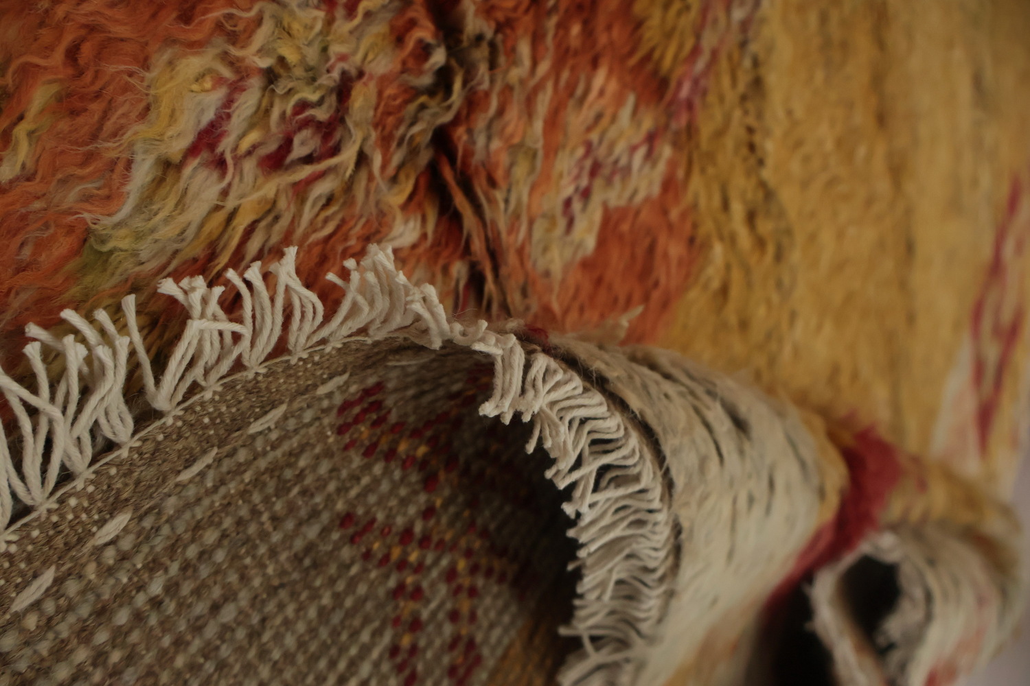 Earthy Hues and Ethnic Motifs Moroccan Berber Area Rug 8x10