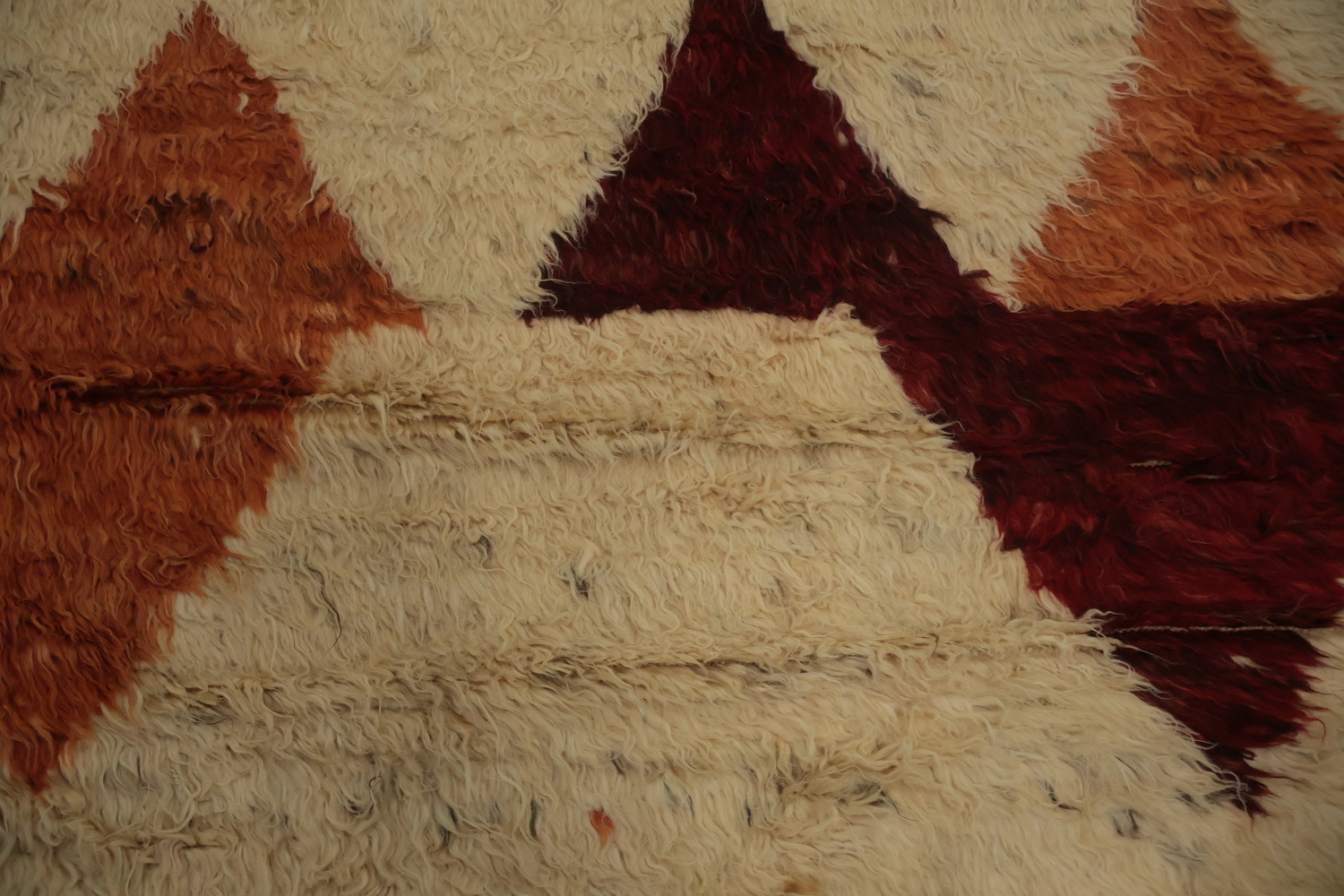 Handcrafted Moroccan Berber Area Rug 7x10 with Geometric Patterns