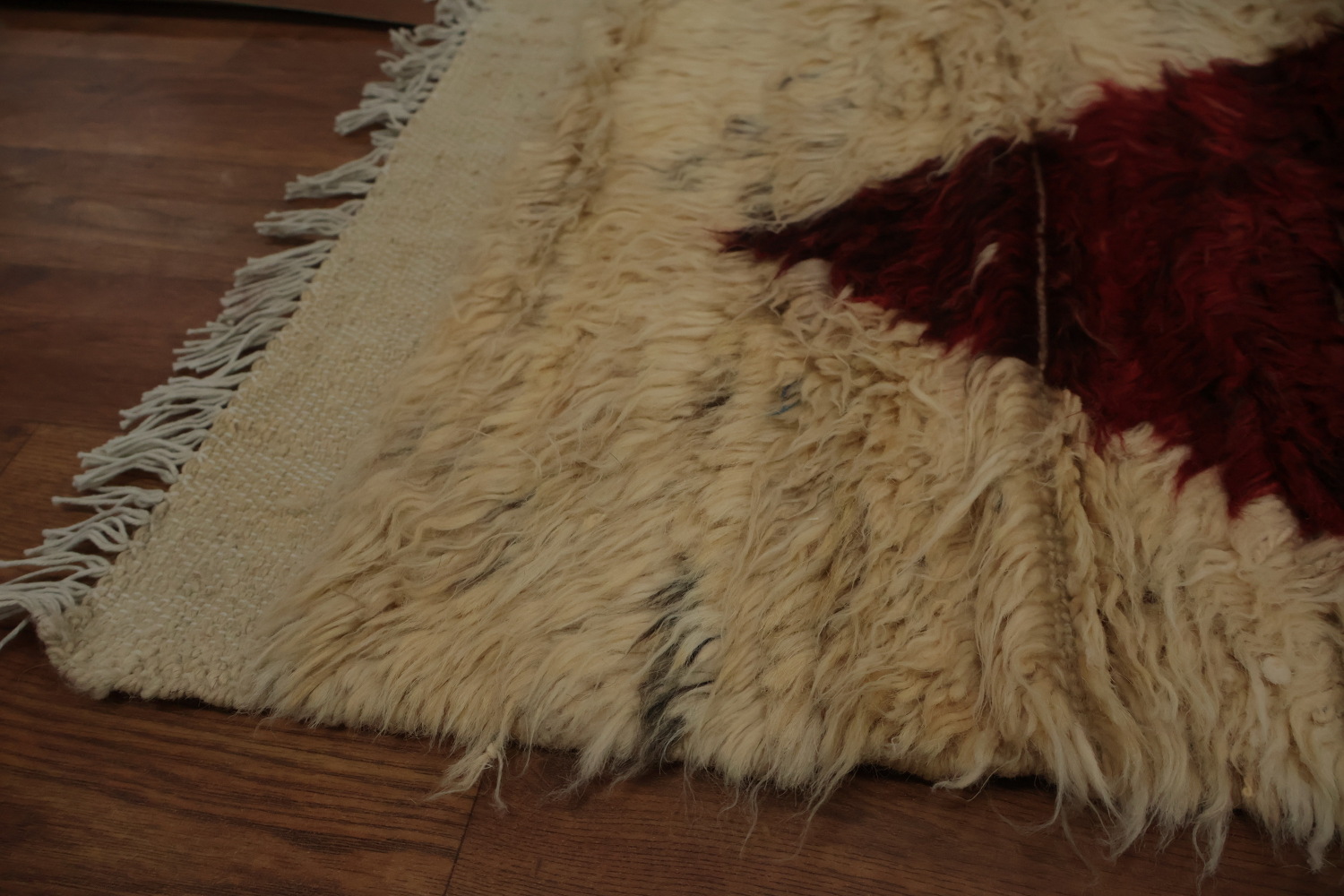 Handcrafted Moroccan Berber Area Rug 7x10 with Geometric Patterns