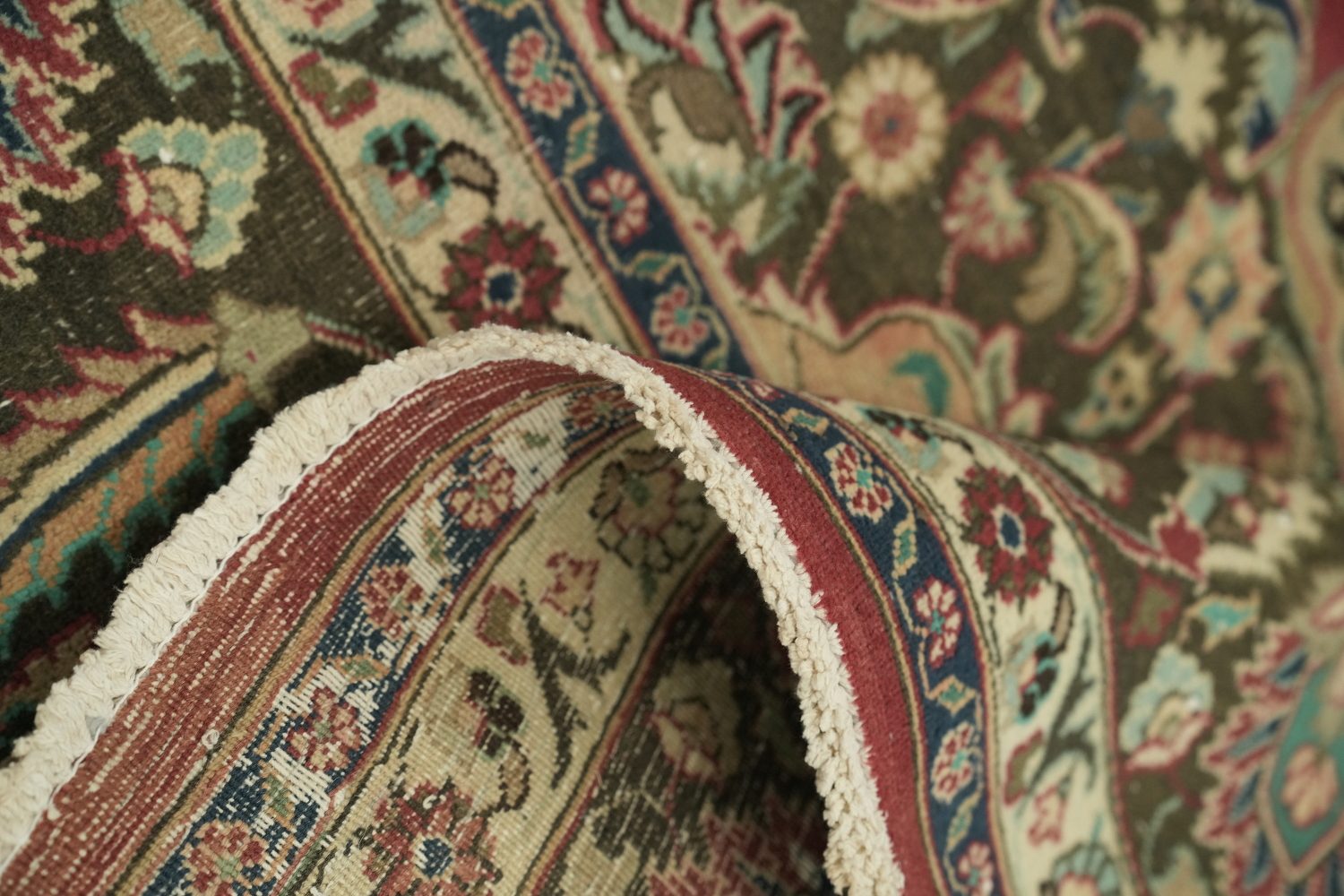Traditional Mashad Persian Area Rug 10x13