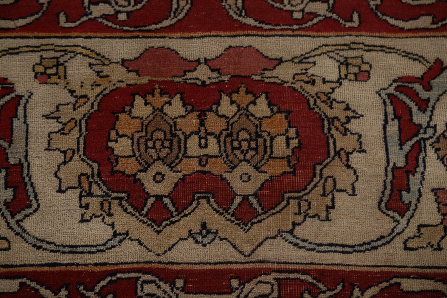 Pre-1900 Antique Kerman Lavar Vegetable Dye Persian Rug 12x14