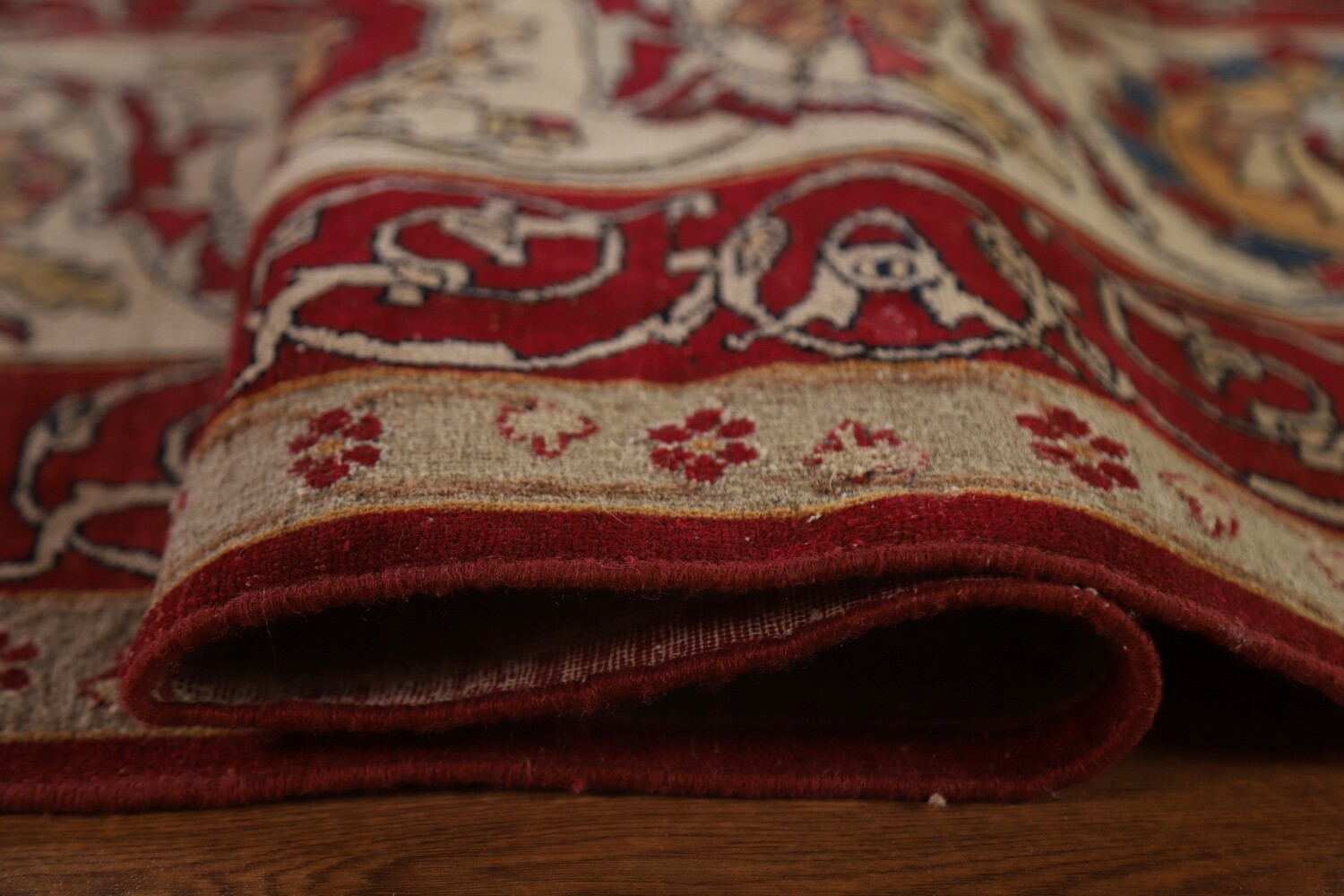 Pre-1900 Antique Kerman Lavar Vegetable Dye Persian Rug 12x14