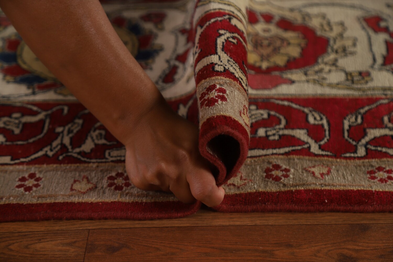 Pre-1900 Antique Kerman Lavar Vegetable Dye Persian Rug 12x14
