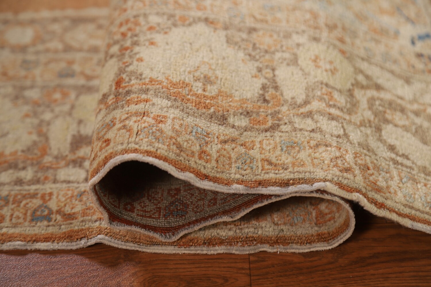 Pre-1900 Antique Tabriz Haj Jalili Vegetable Dye Persian Rug 4x5