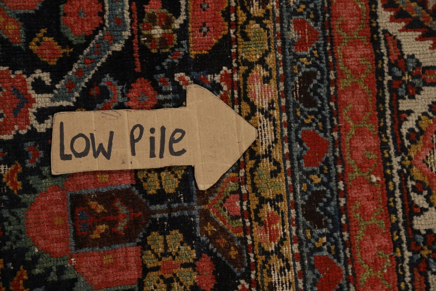 Pre-1900 Antique Malayer Vegetable Dye Persian Rug 7x20