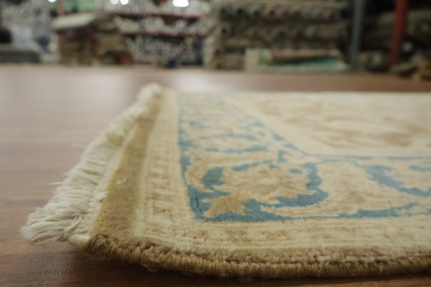 Vegetable Dye Oushak Turkish Area Rug 3x5