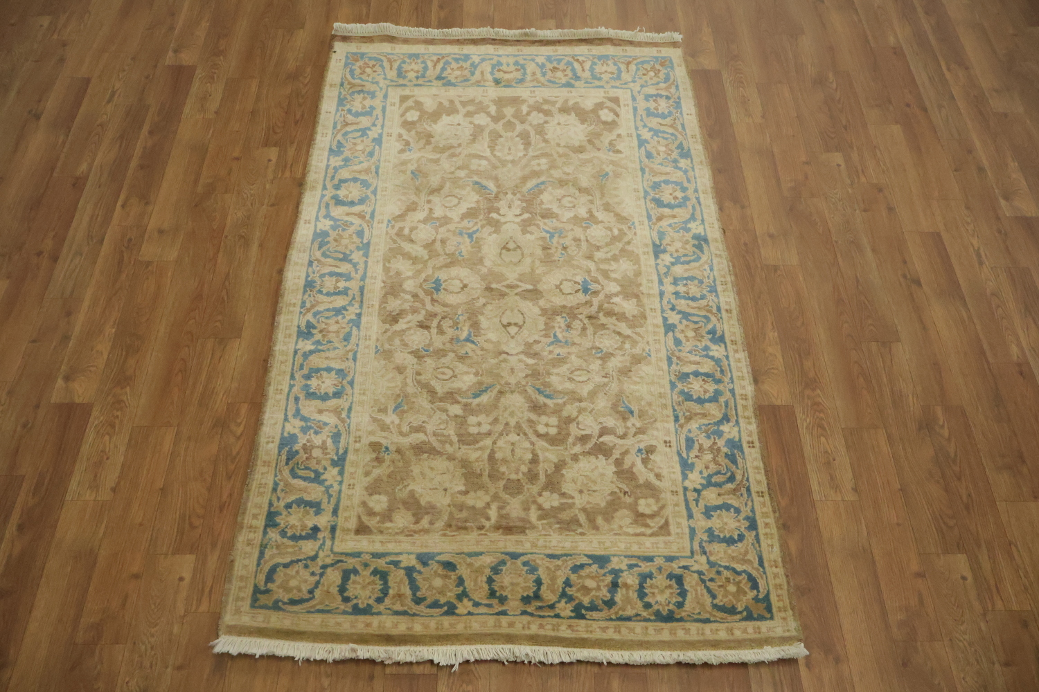 Vegetable Dye Oushak Turkish Area Rug 3x5