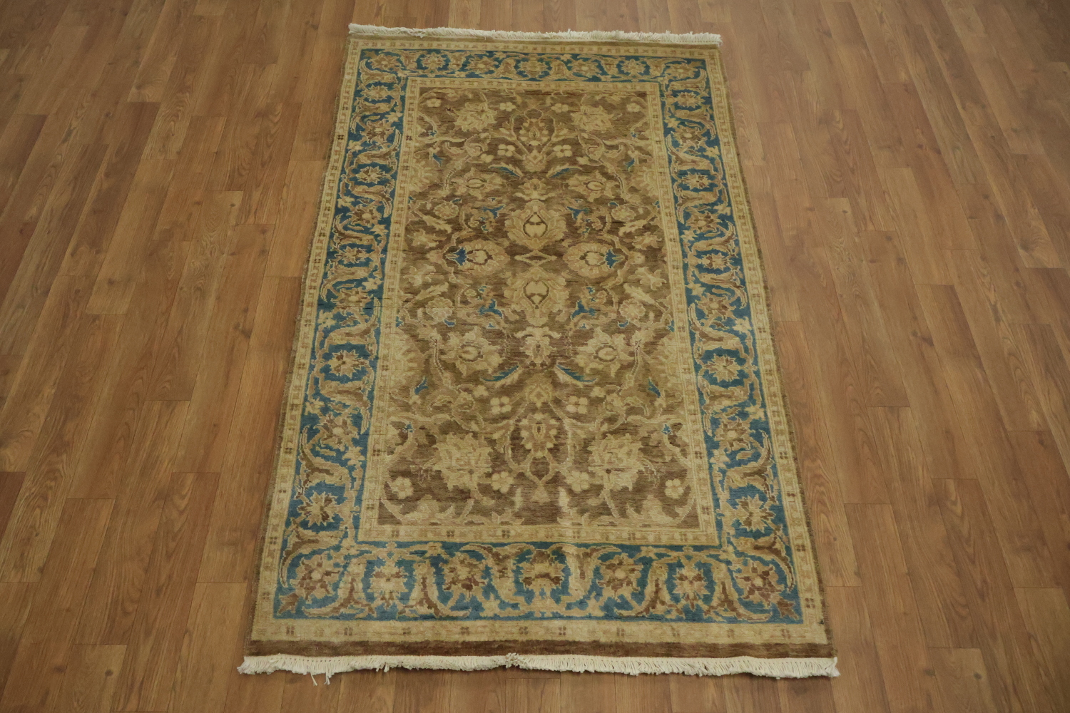 Vegetable Dye Oushak Turkish Area Rug 3x5