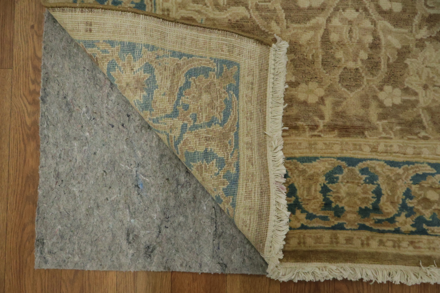 Vegetable Dye Oushak Turkish Area Rug 3x5