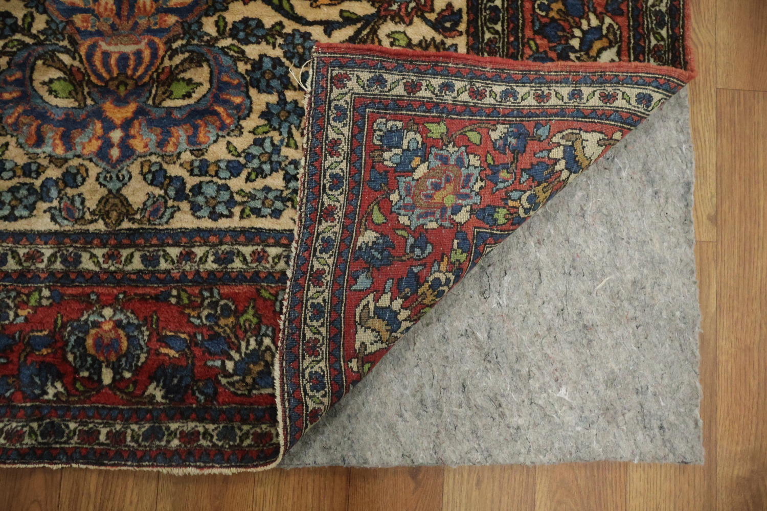Antique Vegetable Dye Kerman Persian Area Rug 3x5