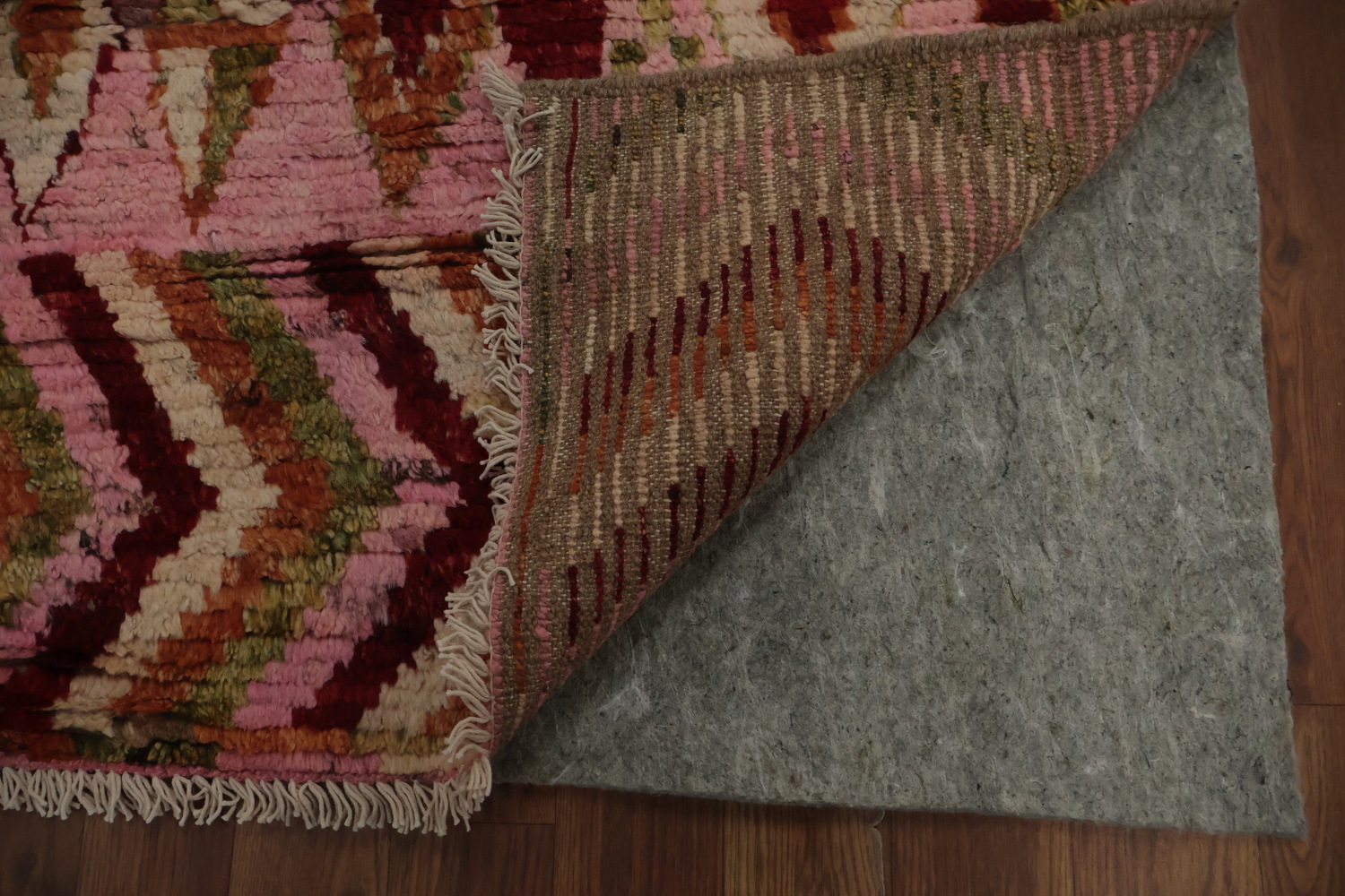 Unique Ethnic Pink Moroccan Area Rug 7x9 to Transform Any Room