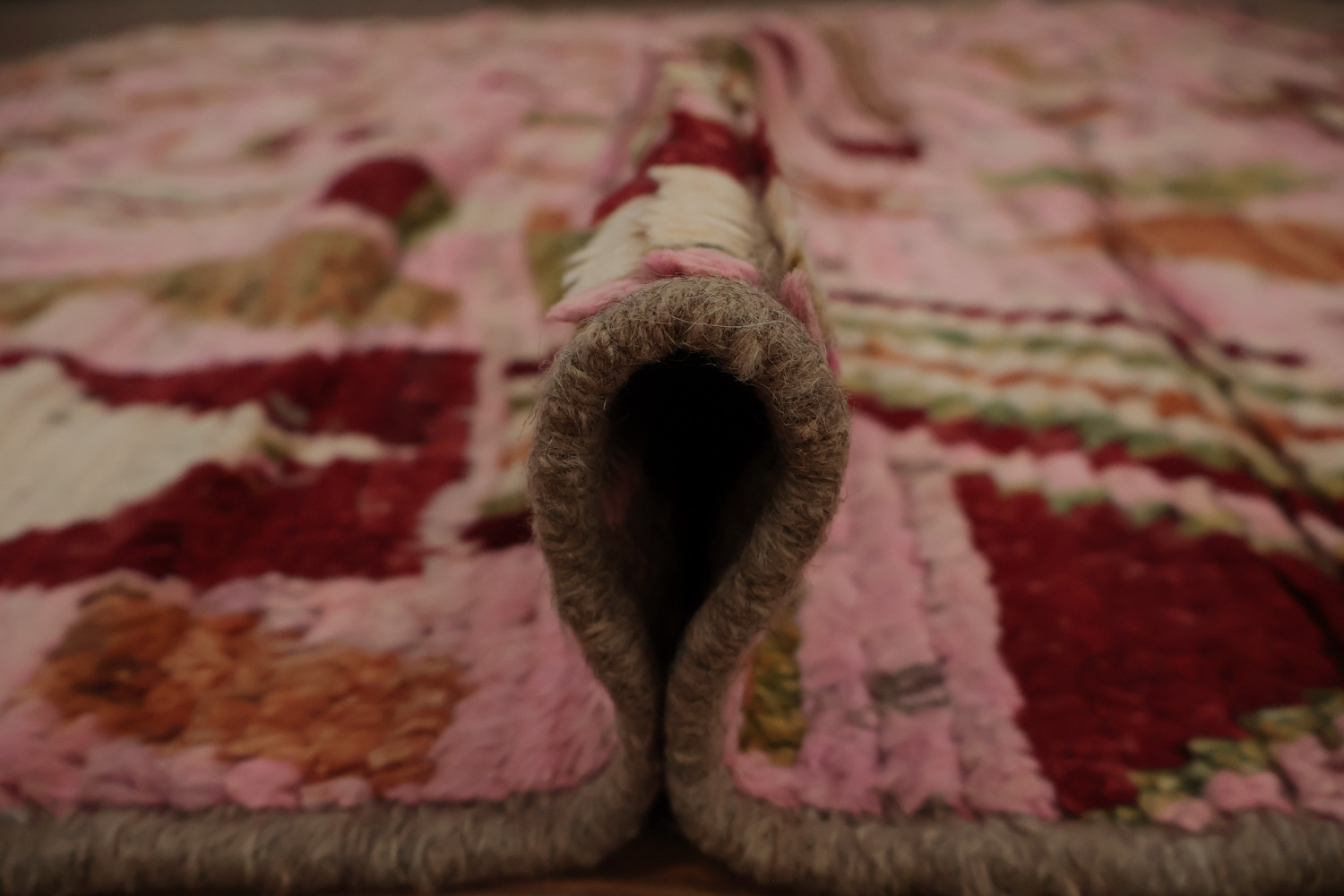 Unique Ethnic Pink Moroccan Area Rug 7x9 to Transform Any Room