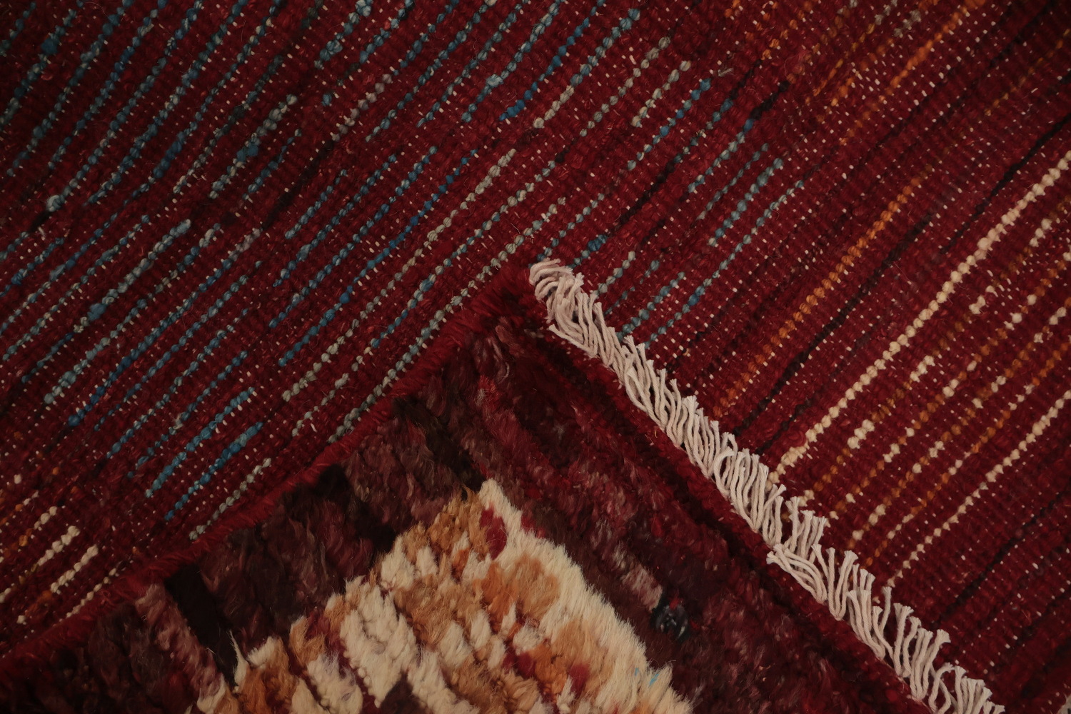 Warmth Earthy Tones in Handcrafted Moroccan Area Rug 7x10