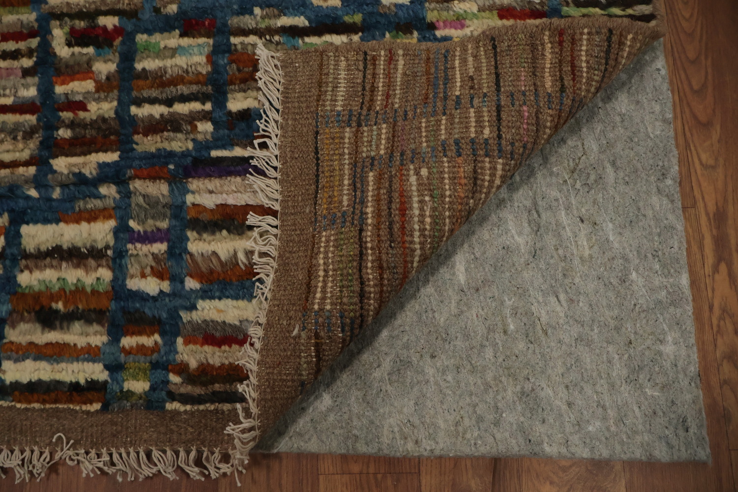 Stone Pattern Moroccan Area Rug 7x10 for Contemporary Homes