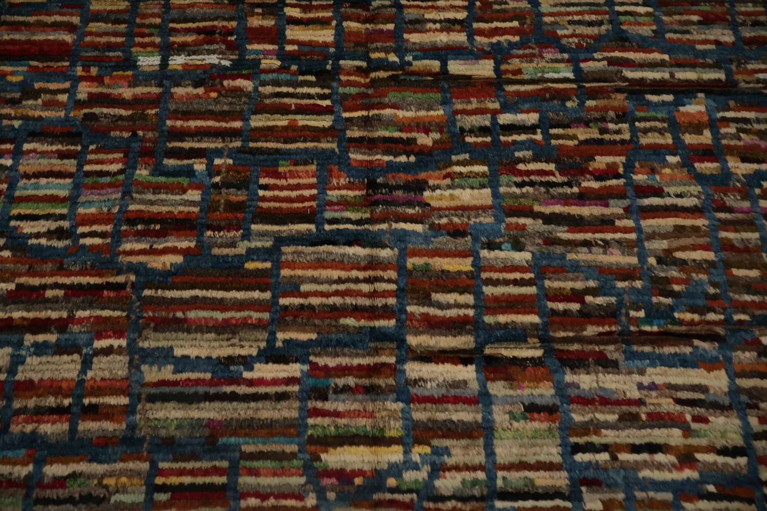 Stone Pattern Moroccan Area Rug 7x10 for Contemporary Homes