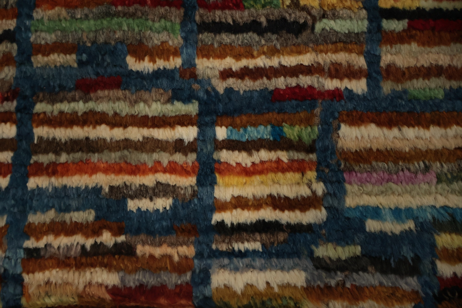 Stone Pattern Moroccan Area Rug 7x10 for Contemporary Homes