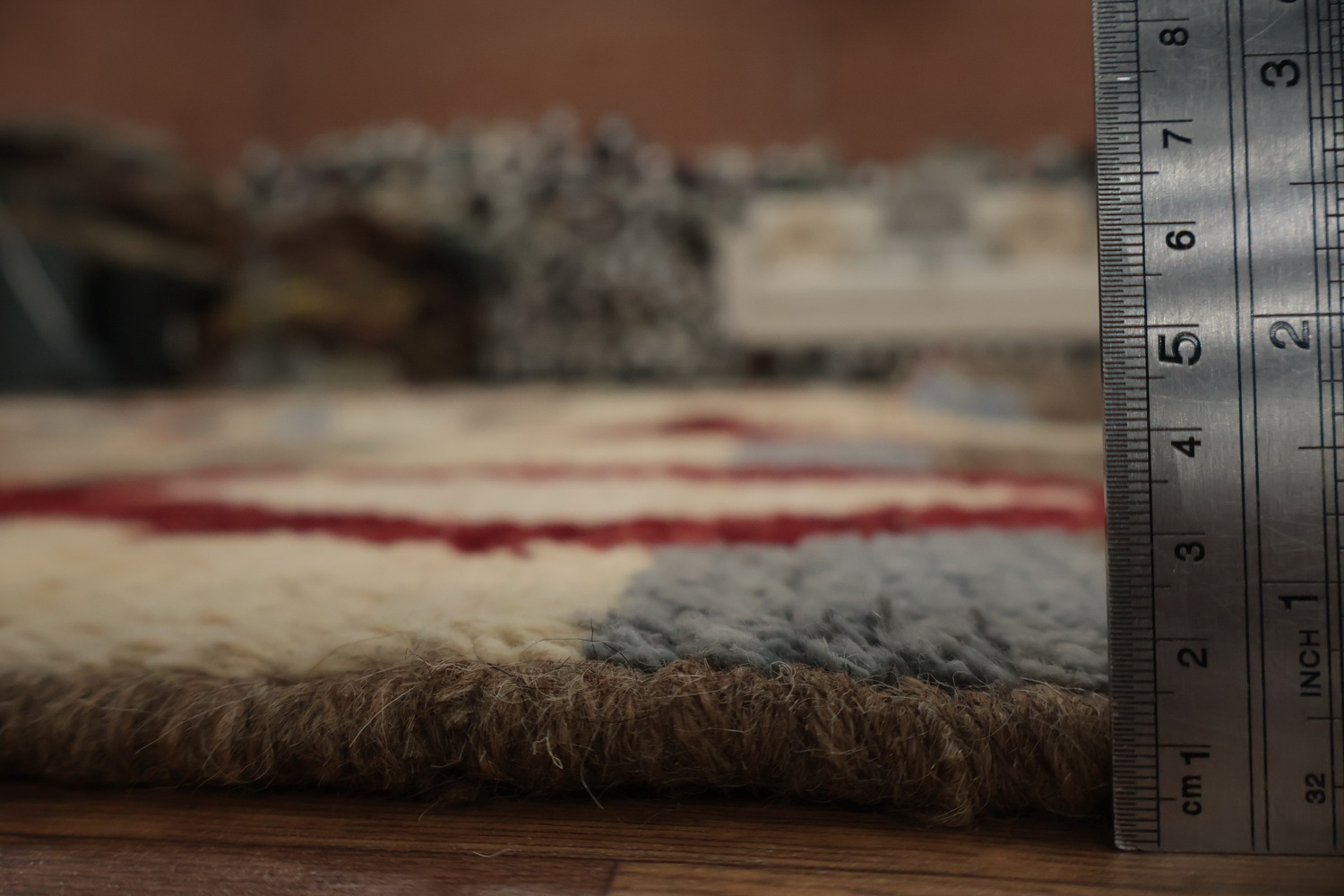 Colorful Moroccan Large Area Rug 10x14 with Bold Diamond Accents