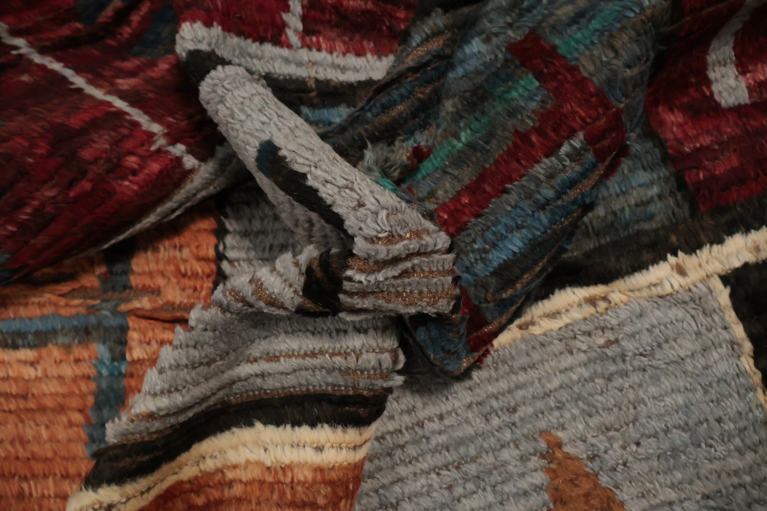 Colorful Geometric Moroccan Area Rug 7x10 for a Vibrant Living Room