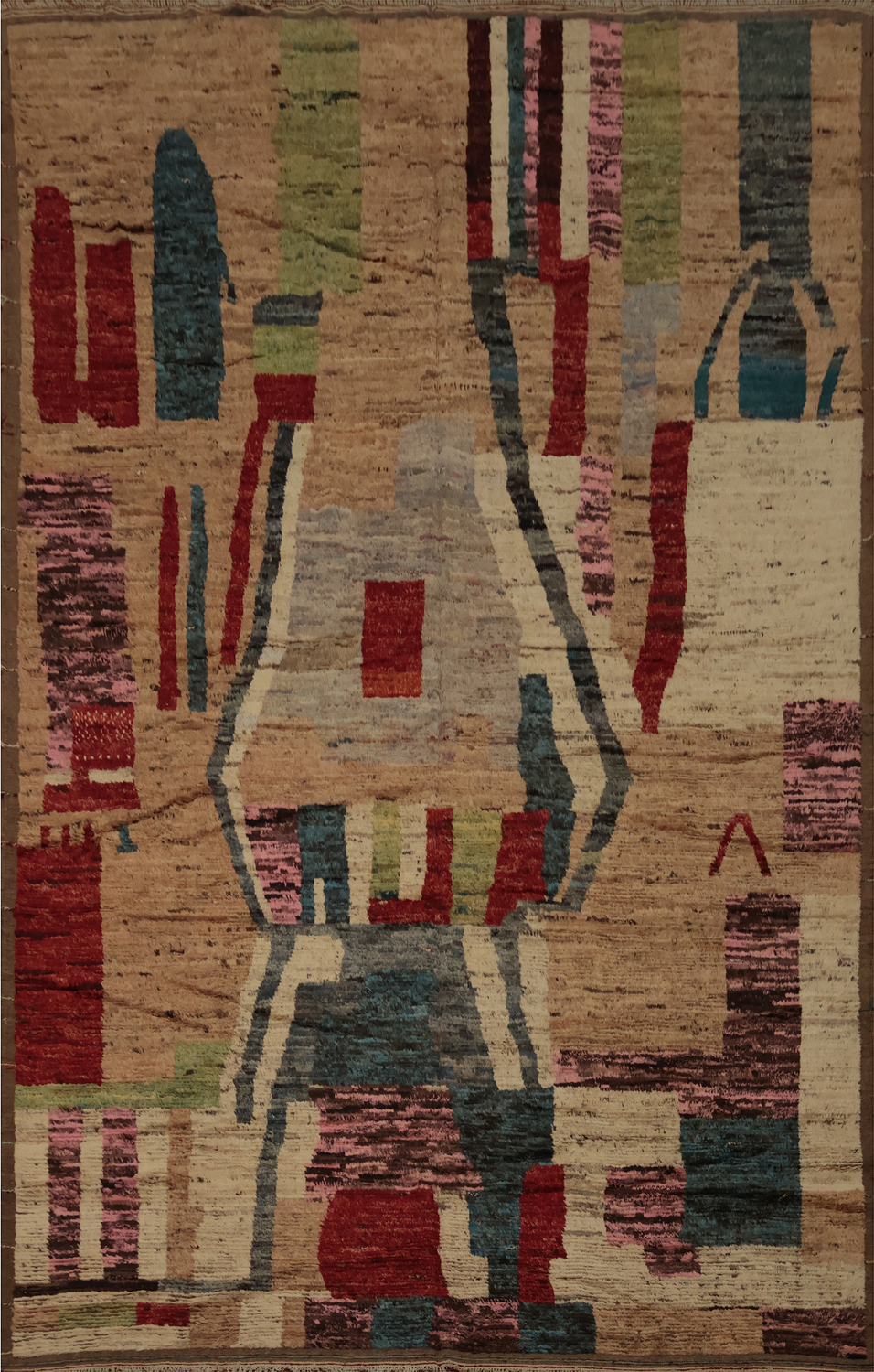 Artisan Moroccan Large Rug 10x14 Discover Bold Use of Color and Texture