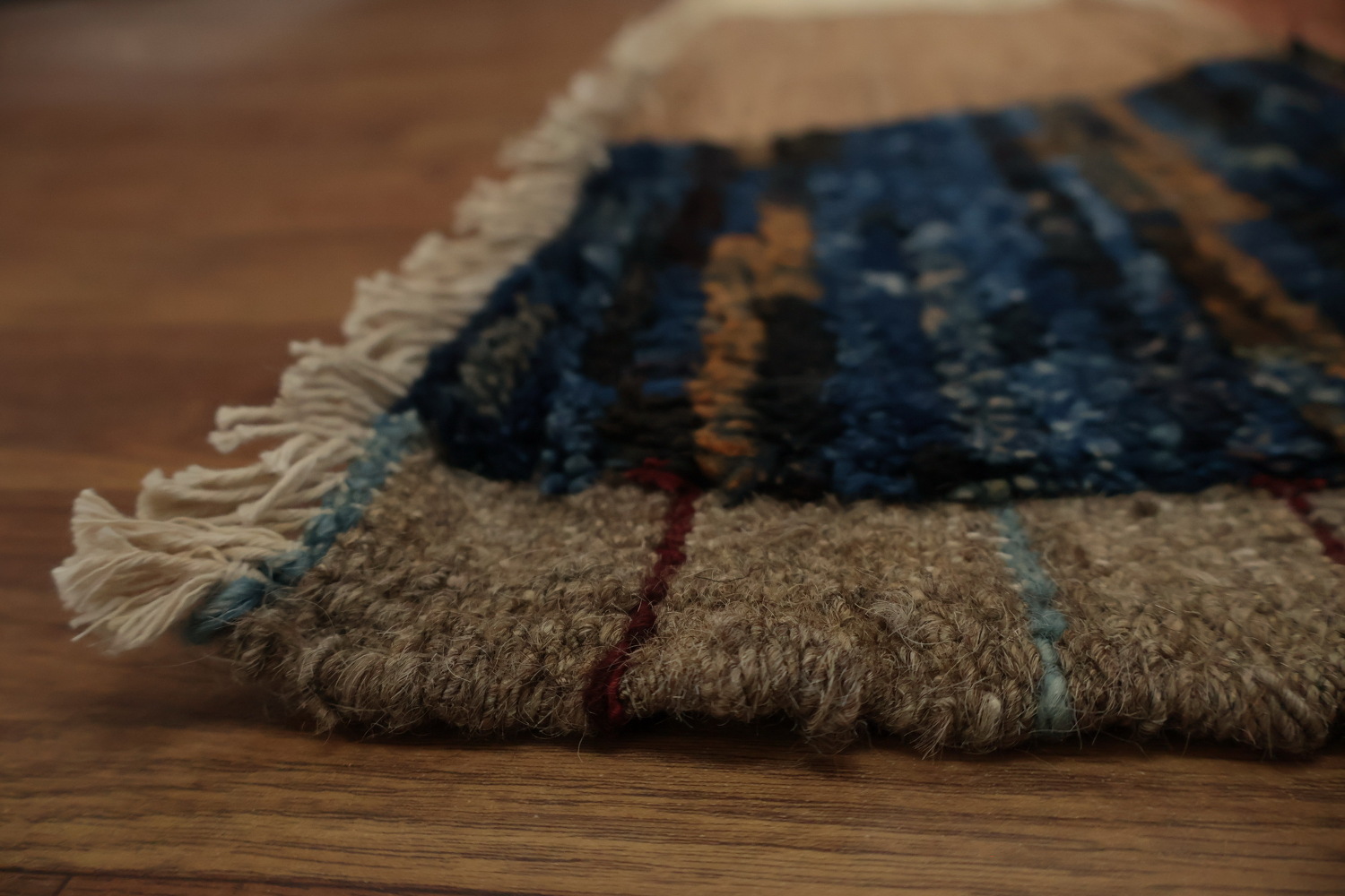 Vibrant Square Multi-Toned Geometric Moroccan Area Rug 9x9