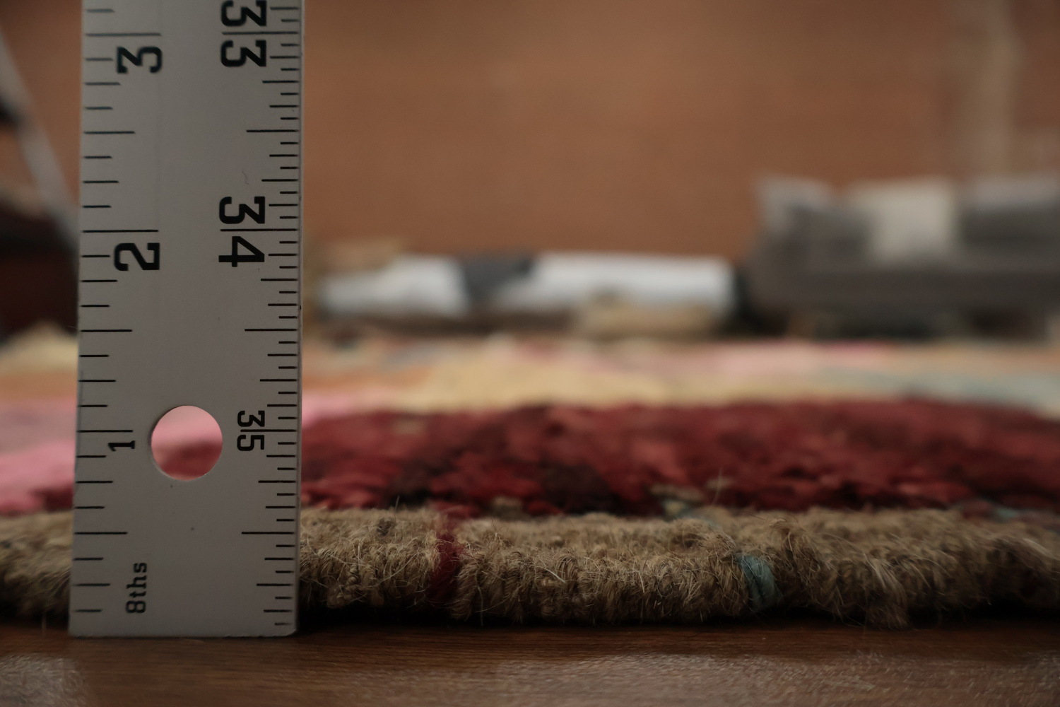Vibrant Square Multi-Toned Geometric Moroccan Area Rug 9x9