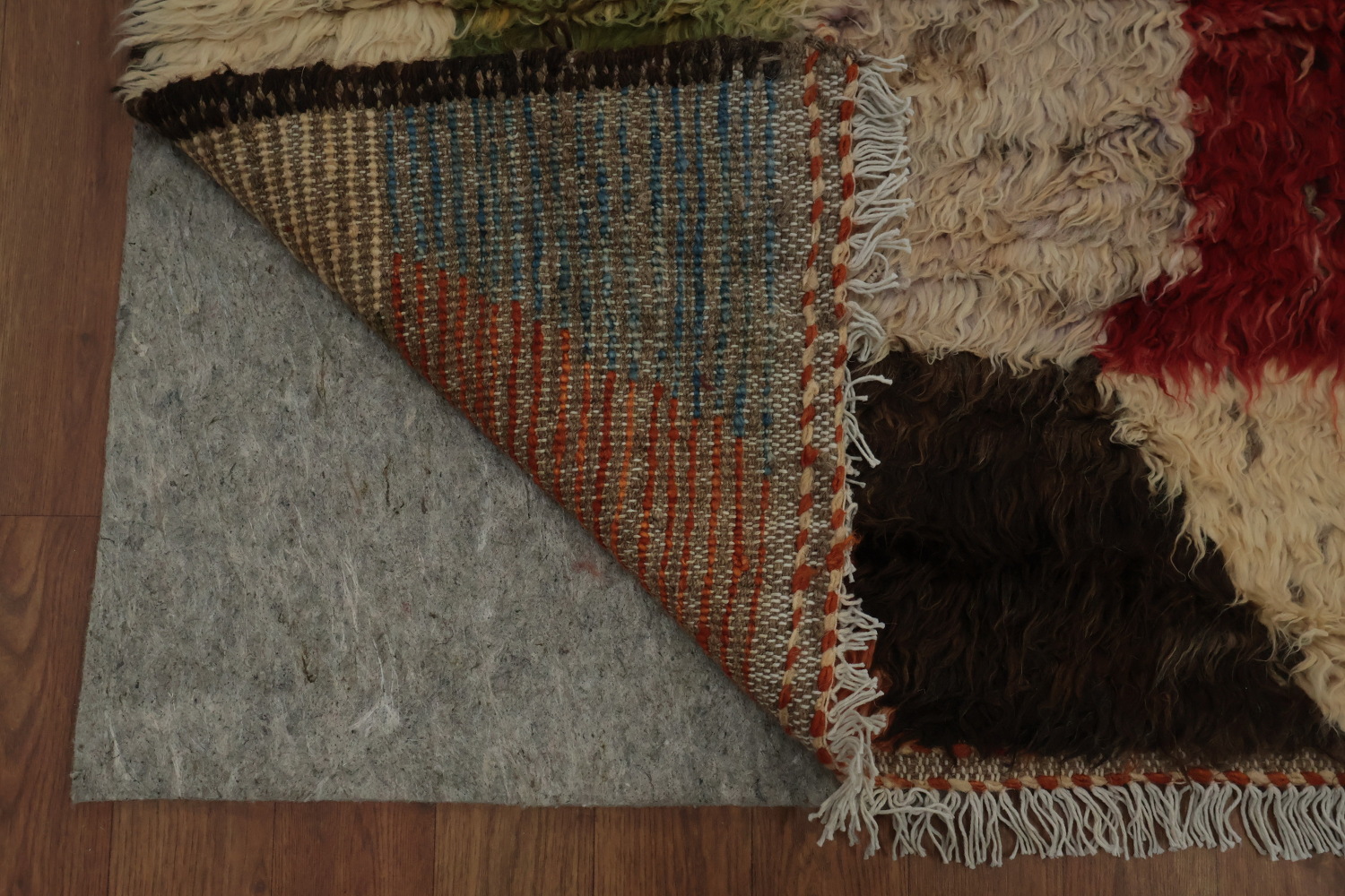 Dynamic Striped Moroccan Large Rug 12x17 with Eye-Catching Design