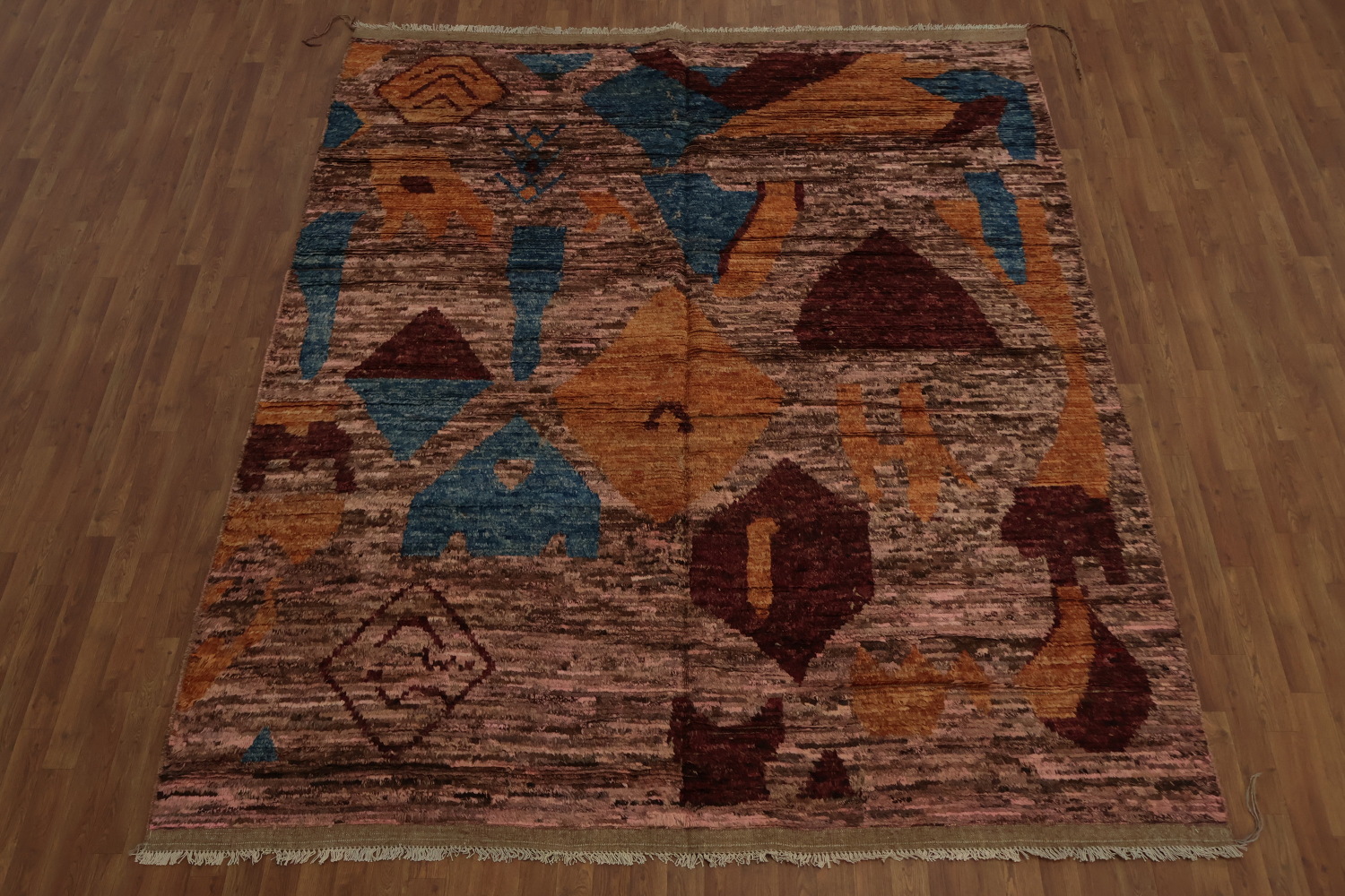 Artistic Moroccan Area Rug 8x10 in Earthy Tones for Cozy Spaces