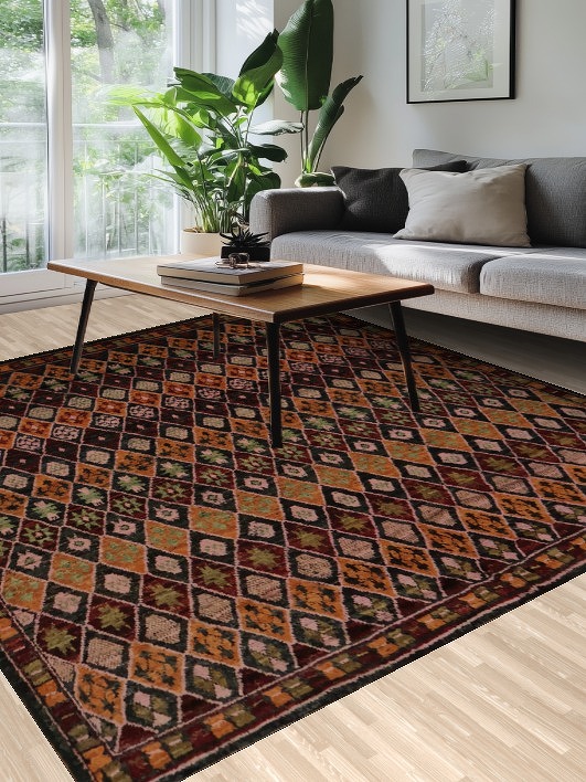 Vibrant Moroccan Area Rug 8x10 for Sophisticated Home Decor