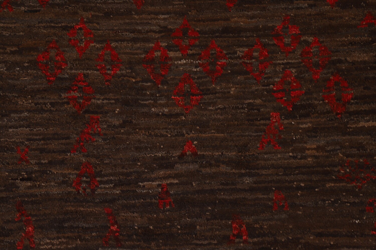Dark Brown Moroccan Oriental Area Rug 7x10
