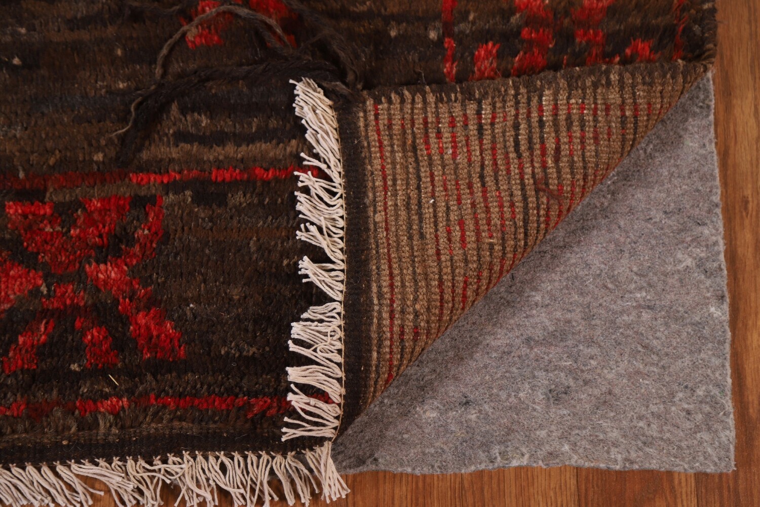 Dark Brown Moroccan Oriental Area Rug 7x10