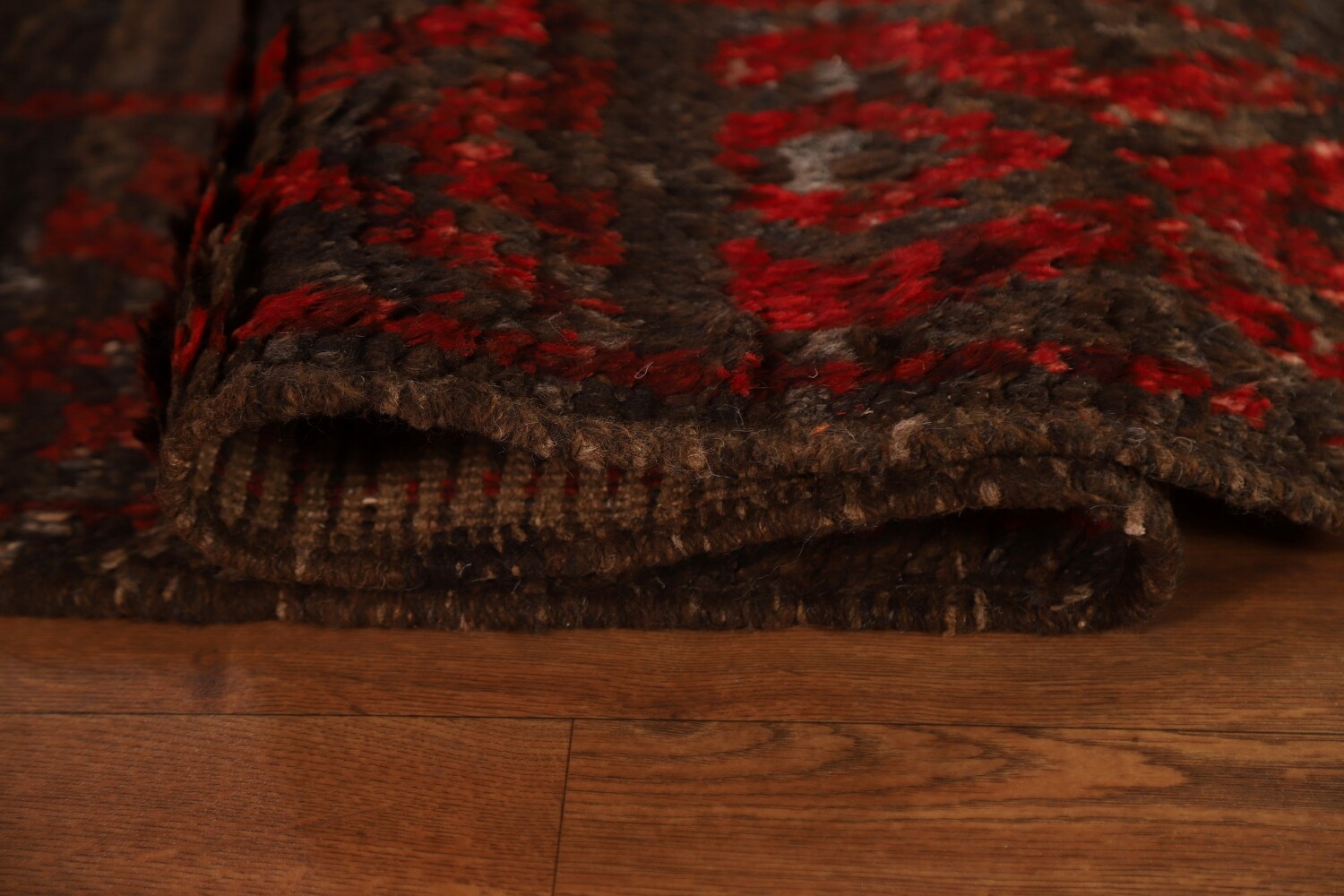 Dark Brown Moroccan Oriental Area Rug 7x10