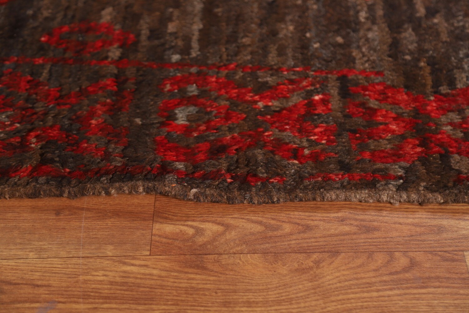 Dark Brown Moroccan Oriental Area Rug 7x10
