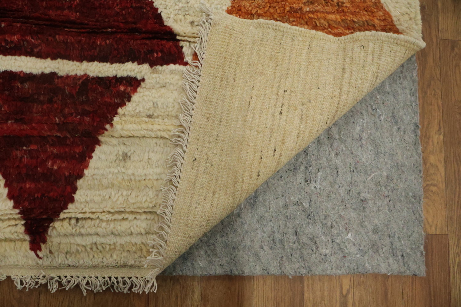 Geometric Moroccan Wool Area Rug 7x9