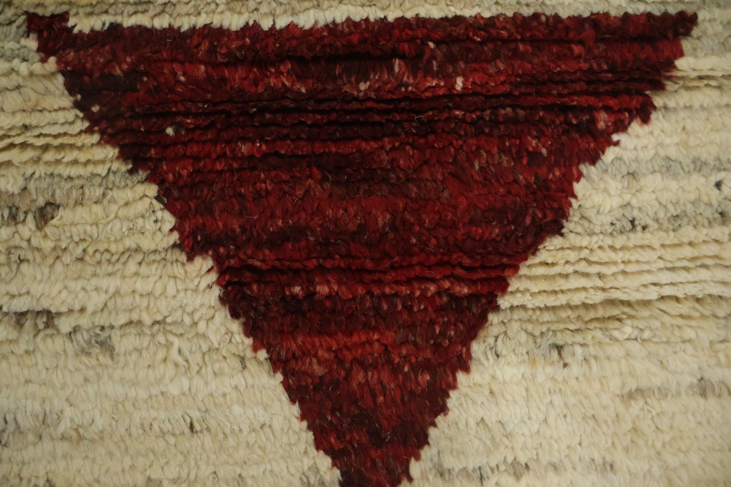 Geometric Moroccan Wool Area Rug 7x9